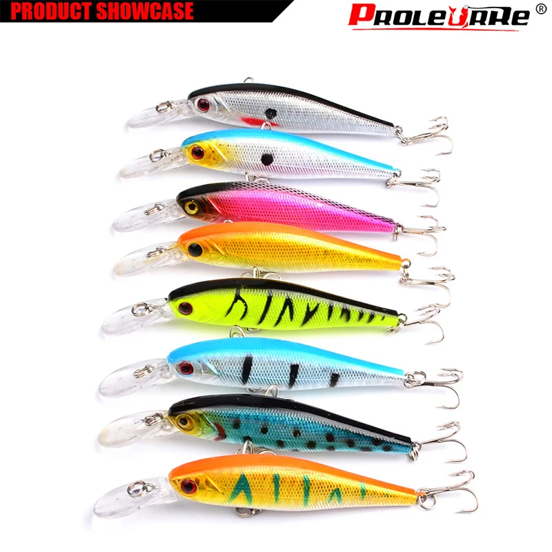 Señuelo de Pesca de pececillos, cebo duro artificial, Crankbait, accesorios de Pesca de carpa, 10cm, 9,2g, 1 ud. - imagen 4