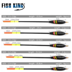 Fish King 5 flotadores para carpa de corcho y balsa - tamanos mixtos