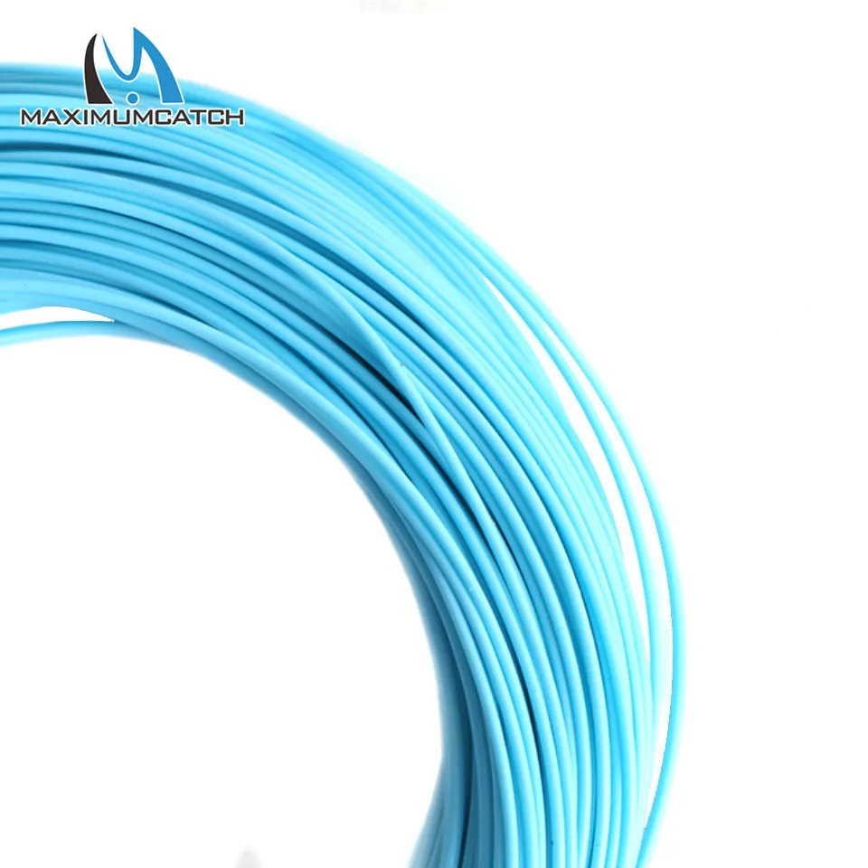 Maximumcatch 4-8WT Peso hacia adelante Línea de pesca con mosca intermedia Línea de mosca intermedia transparente/azul - imagen 5