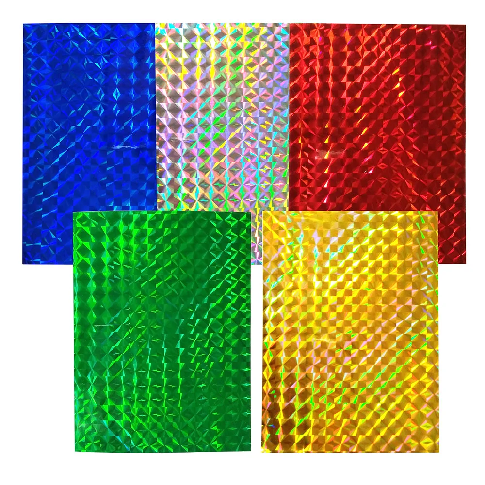 JSM-Lote de 5 unidades de señuelos holográficos de colores, pegatinas 3d láser para cebos duros de Metal, pegatina de buzzbait y aparejos de pesca spninner - imagen 4