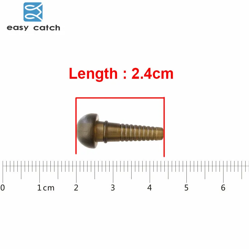 Easy Catch-fundas de seguridad para Clips de plomo, aparejos de pesca de carpa de goma, plástico térmico, 2,4 cm, 20 Uds. - imagen 2