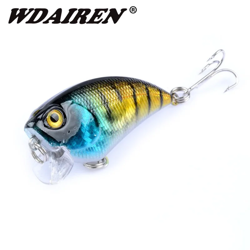 Señuelo de pesca con manivela, cebos con vibración, 55mm, 6,5g, Wobblers, Swimbait, Shad Bass, señuelos duros artificiales, aparejos de pesca, 1 WD-277 - imagen 3