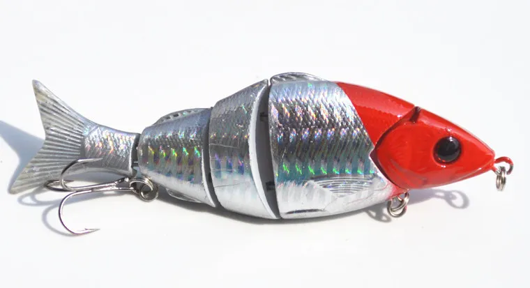Señuelo de pesca Swimbait Minnow 5 segmentos cebo flotante de mar 12cm 21g cebo de articulación dura señuelos 1 pieza venta - imagen 5