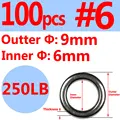 100pcs size 6