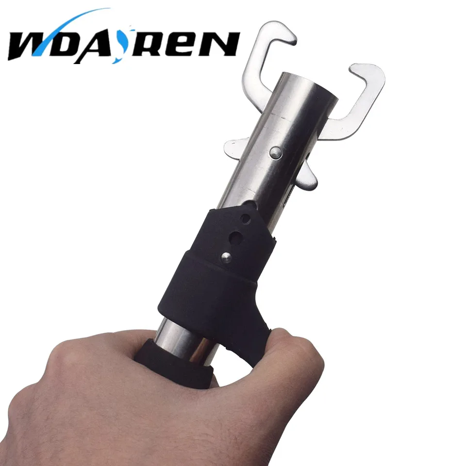 WDAIREN-Pinza de pesca de acero inoxidable, Control de labios de pescado con escala de peso y regla, herramienta de pesca, abrazadera de pesca de carpa, aparejos de Clip - imagen 5