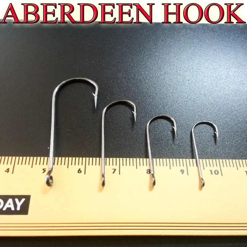 2025HOT ABERDEEN HOOK tamaño:6 # 4 # 2 # 2-0 #   Cantidad de acero rico en carbono: 200 unids/lote