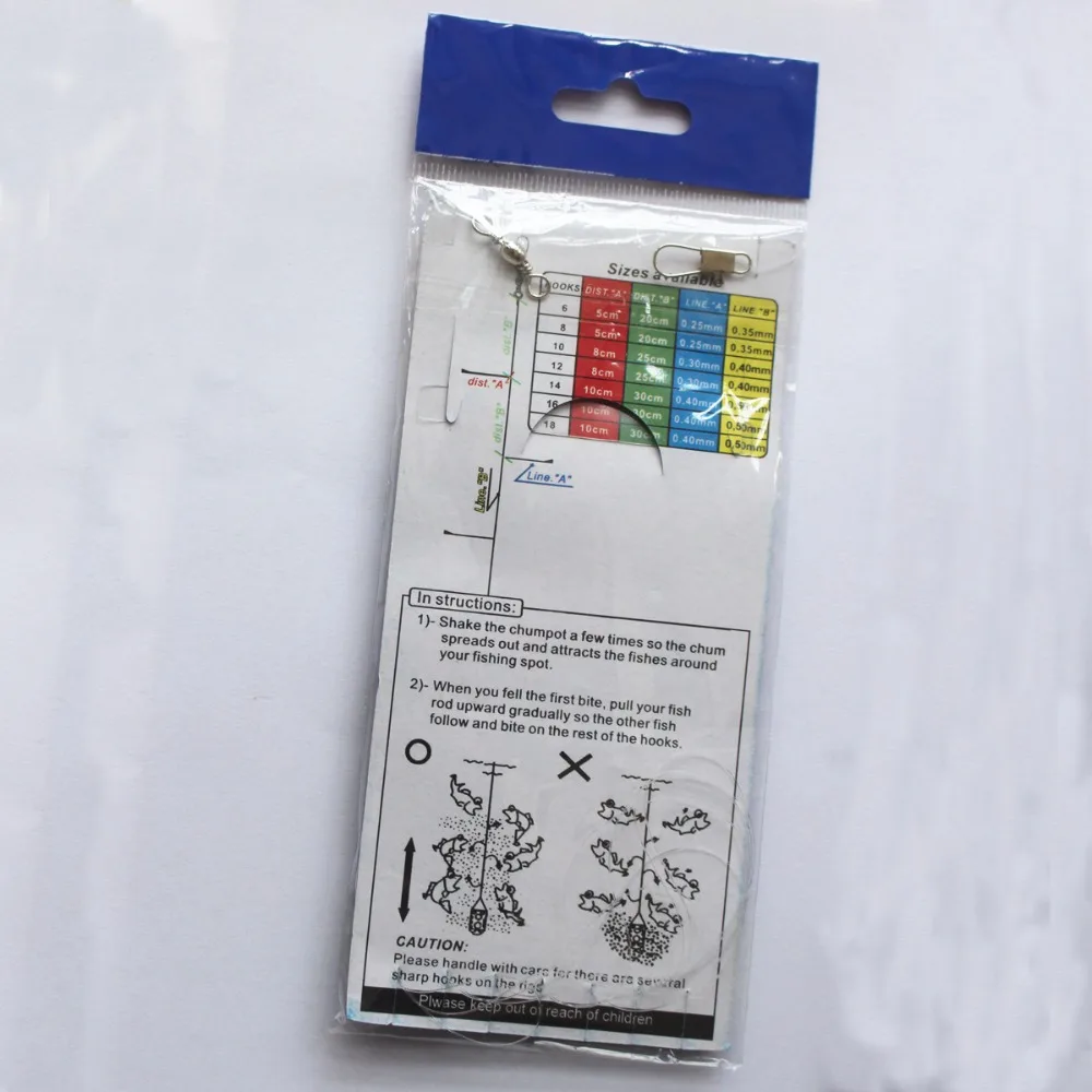 Paquete de 20 aparejos de cebo Wobbler sabiki de pesca de tamaño mixto y anzuelos de pesca de frijol luminoso, aparejos que brillan en la oscuridad de agua salada con mosca oceánica - imagen 4