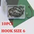 10PCS-SIZE 6
