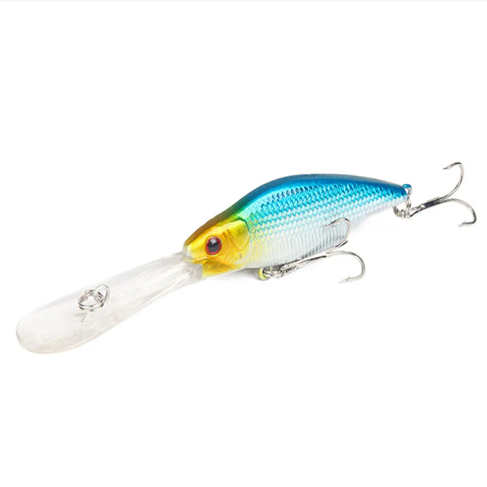 Señuelos de Pesca de plástico para pececillos, Wobblers duros flotantes de 11,5 cm/9,6g, cebos artificiales para carpas, lucios, 1 unidad - imagen 5