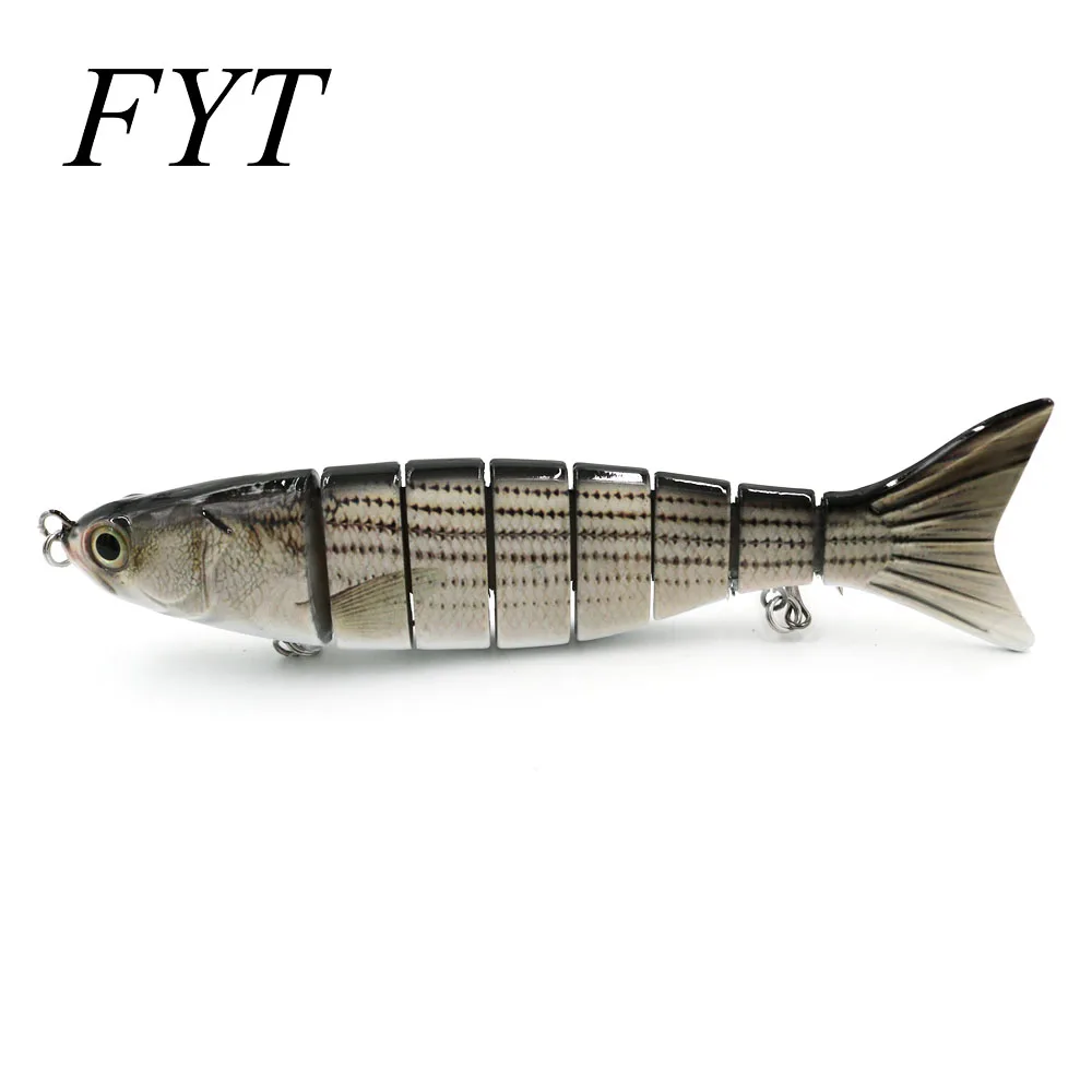 Señuelos de Pesca grandes, 8 segmentos, Swimbait Crankbait, 25cm, 180g, cebo duro con anzuelos artificiales, Wobblers de pesca - imagen 2