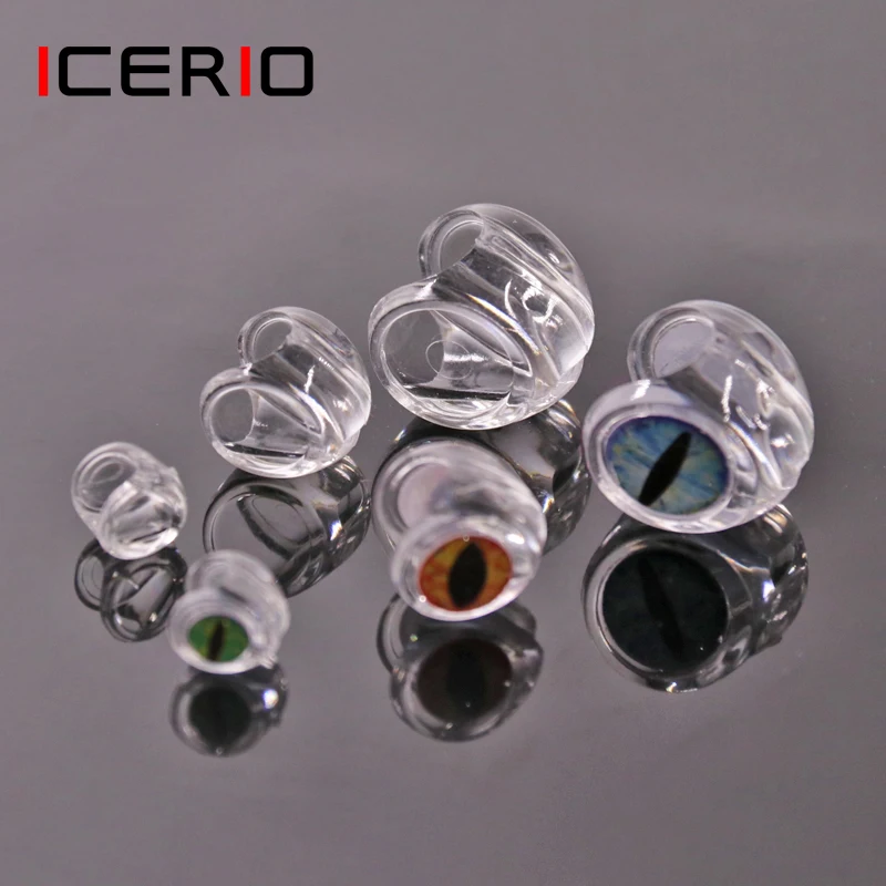 ICERIO 30PCS Máscara de pescado para atar moscas para hacer streamer, Lucio, lubina, trucha, material para atar moscas