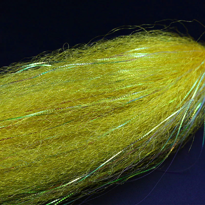 Royal Sissi 8 colores Flash N Slinky fibra larga brillo pelo sintético fibra peluda agua salada streamer baitfish mosca atado materiales - imagen 2