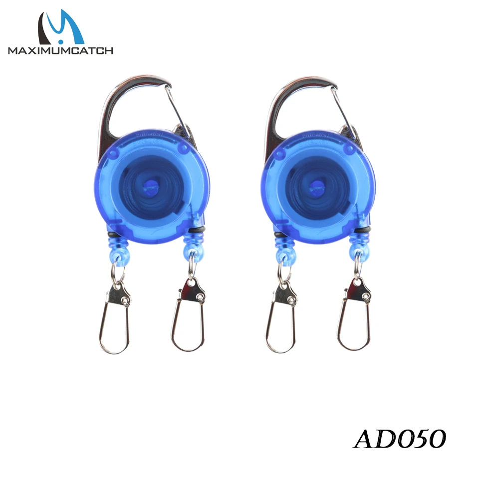 Maximumcatch-Retractor Zinger para pesca con mosca, carrete retráctil, soporte para insignia, cable de acero, tapón de retroceso, Extractor, herramienta para Kayak - imagen 5