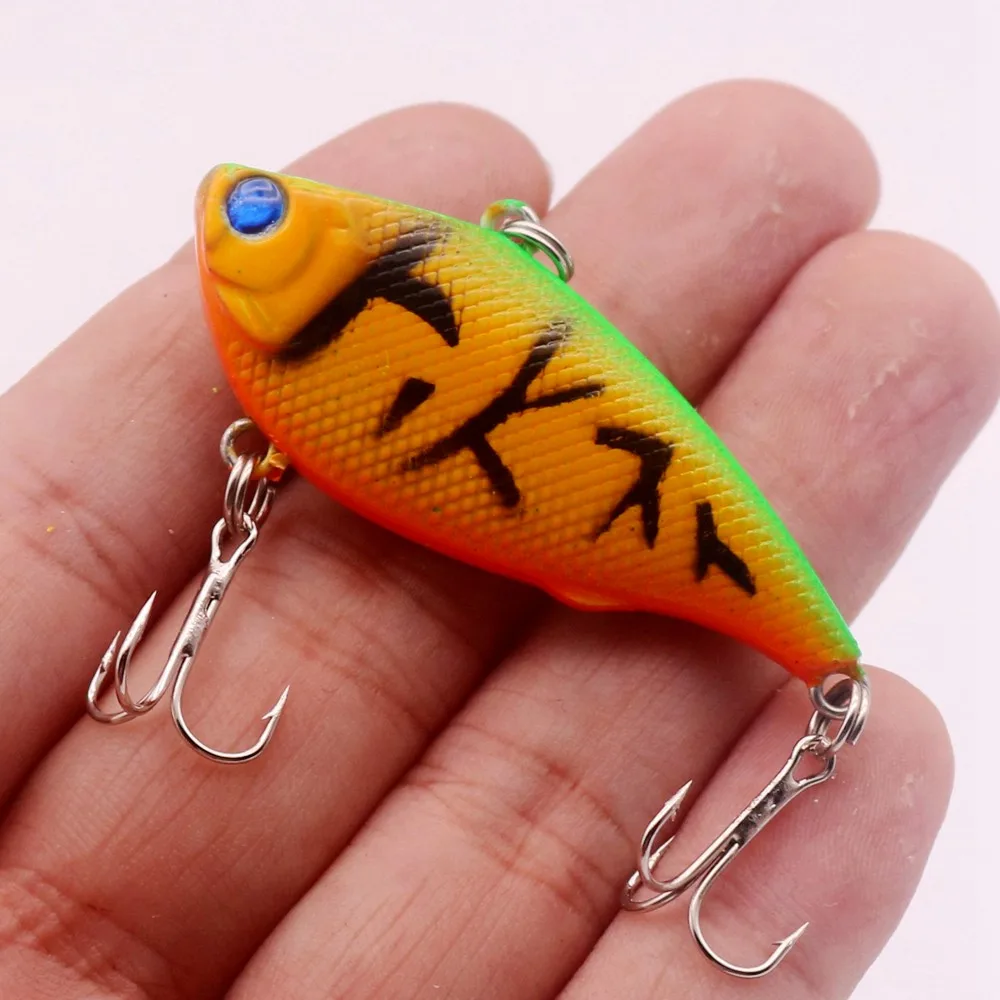 1 Uds. Señuelos de Pesca de plástico VIB 7,3g 5,5 cm señuelo de hundimiento VIB para pesca Wobblers Deep Dive Hunting Sea Ocean Artificial Bait - imagen 4