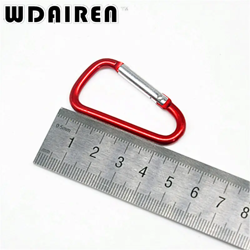 Señuelo de pesca con hebilla de aluminio, accesorios de pesca colgantes, herramientas pequeñas, 20 unids/lote - imagen 3