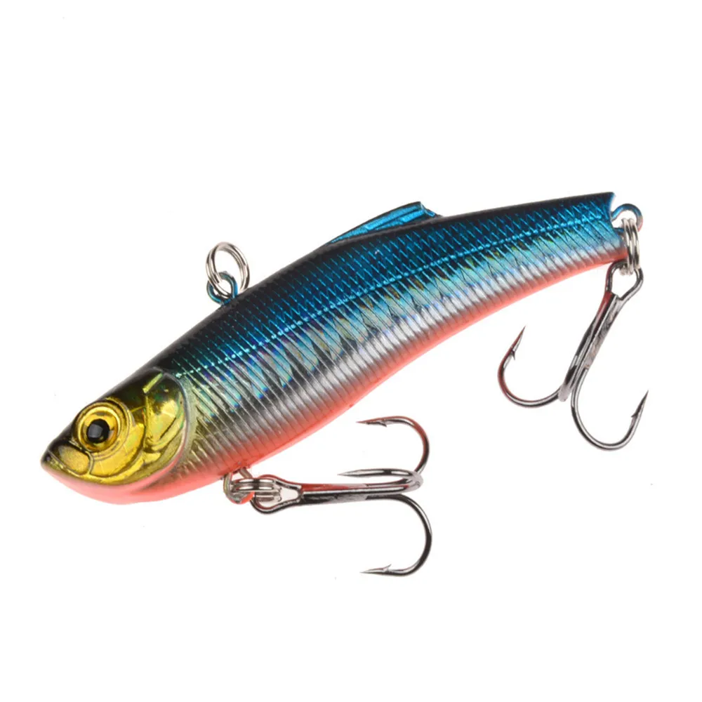 1 Uds. Señuelos de Pesca de Metal VIB 7 cm/18,4g Crankbait biónico duro Vibration Wobblers accesorios de pesca de carpa - imagen 3