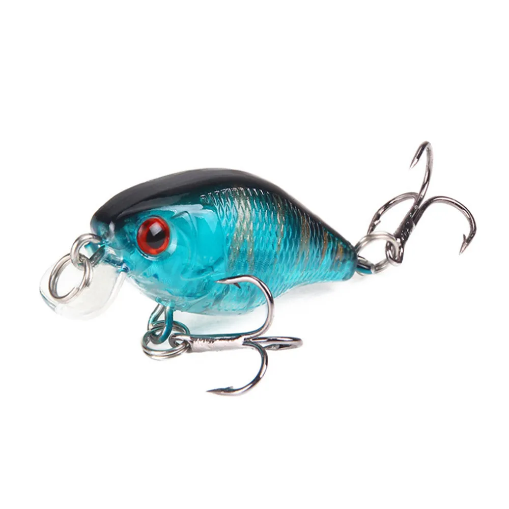 Wobbler señuelo de Pesca de plástico duro Artificial, ojos 3D, 4cm/4,6g, Crankbait japonés, Isca, 1 unidad - imagen 2