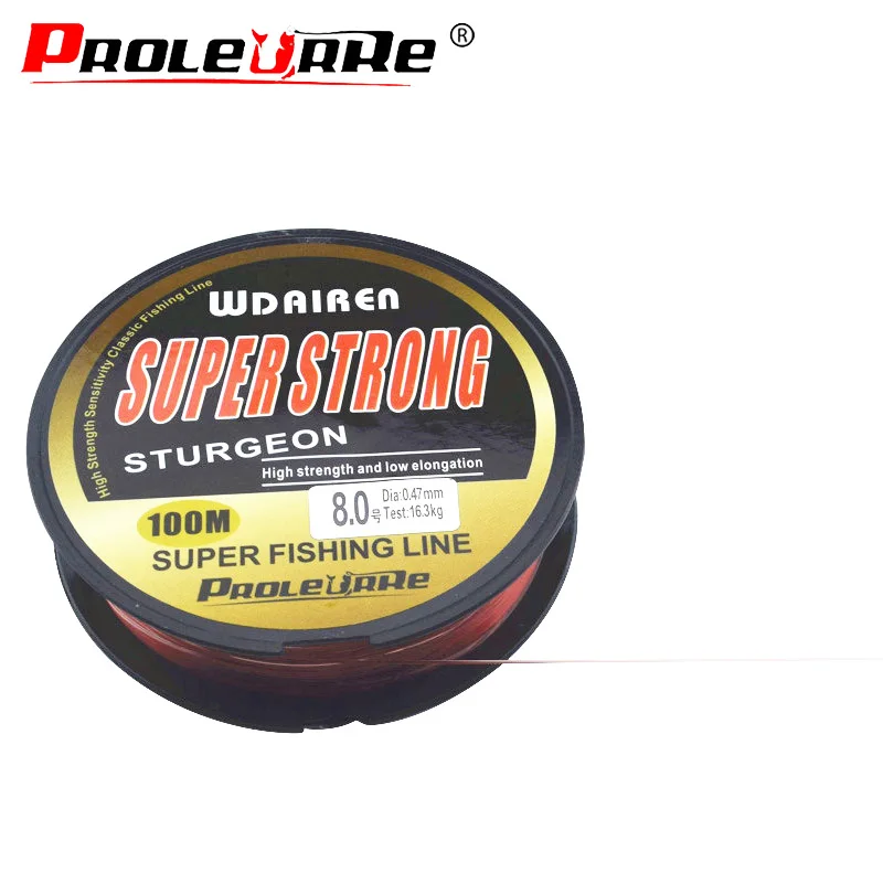 Proleurre-sedal de pesca de nailon superfuerte de 100m, hilo de monofilamento de 2-40LB, línea principal de Japón para aparejos de pesca de carpa, PE-476 - imagen 4