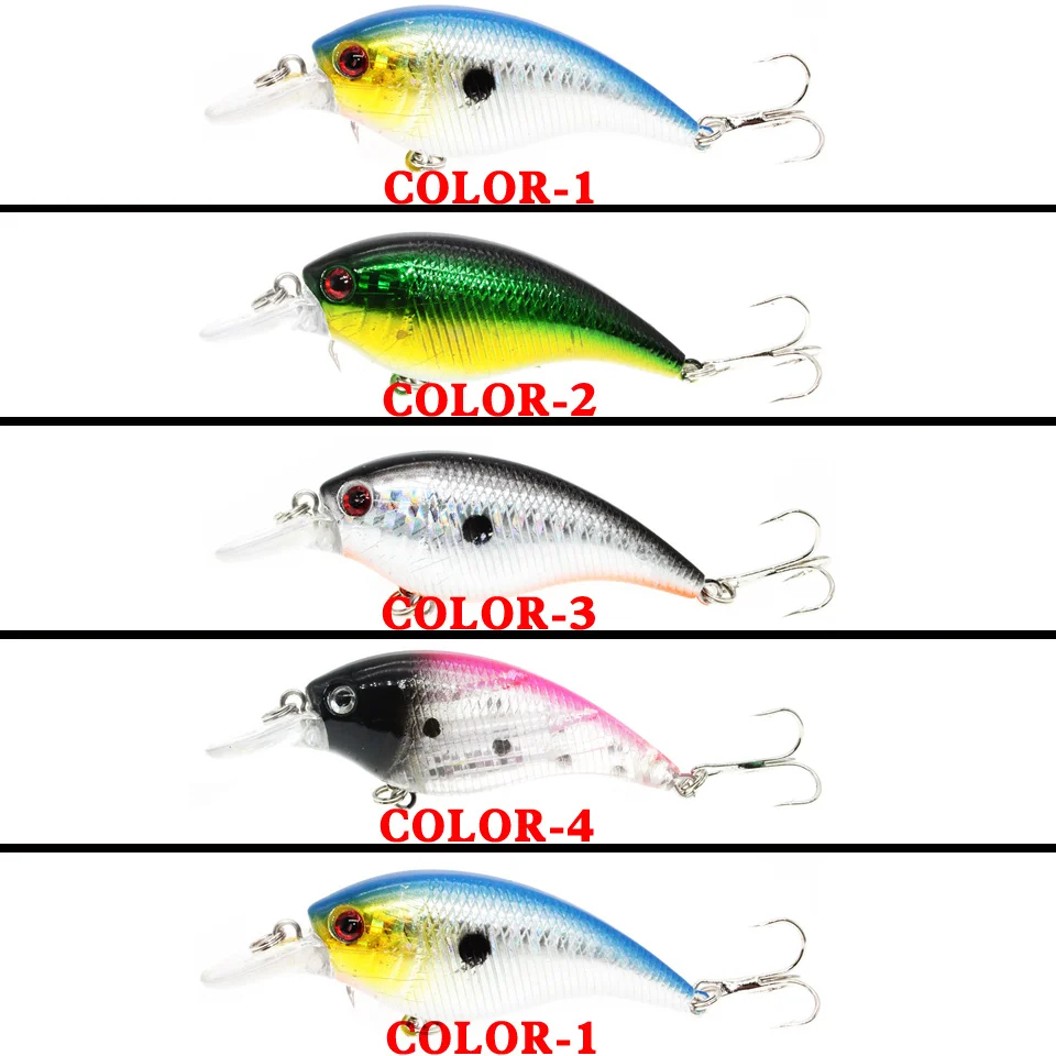 Señuelo de pesca para lubina, cebo de plástico flotante lento, anzuelos triples, 1 ud., novedad, oferta especial - imagen 4