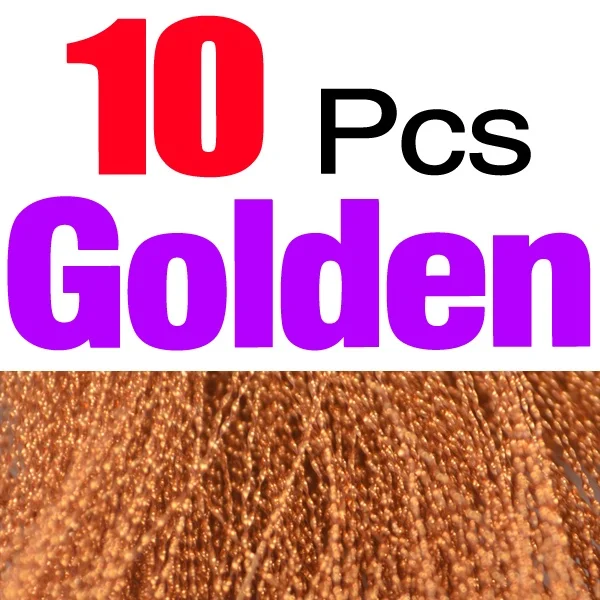 10Pcs Golden