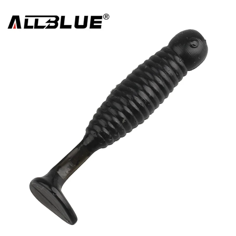 ALLBLUE-SEÑUELOS blandos flexibles clásicos, cebo Artificial de silicona, aparejos de pesca, 43mm/1,7g, 10 unidades por lote - imagen 3