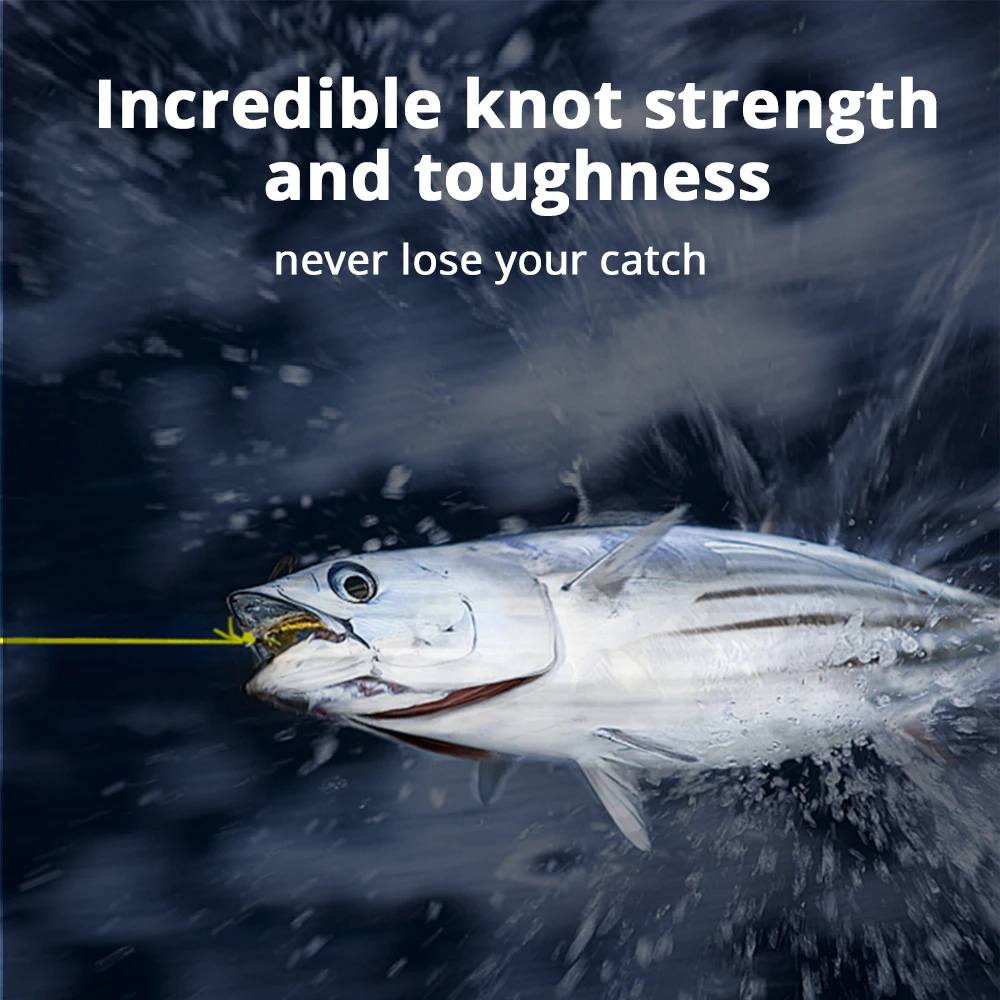 KastKing 137M 327M 500M 4 hebras pesca de carpa hilo de pescar trenzado 10-50LB 4 colores línea trenzada para pesca en lago/río - imagen 4