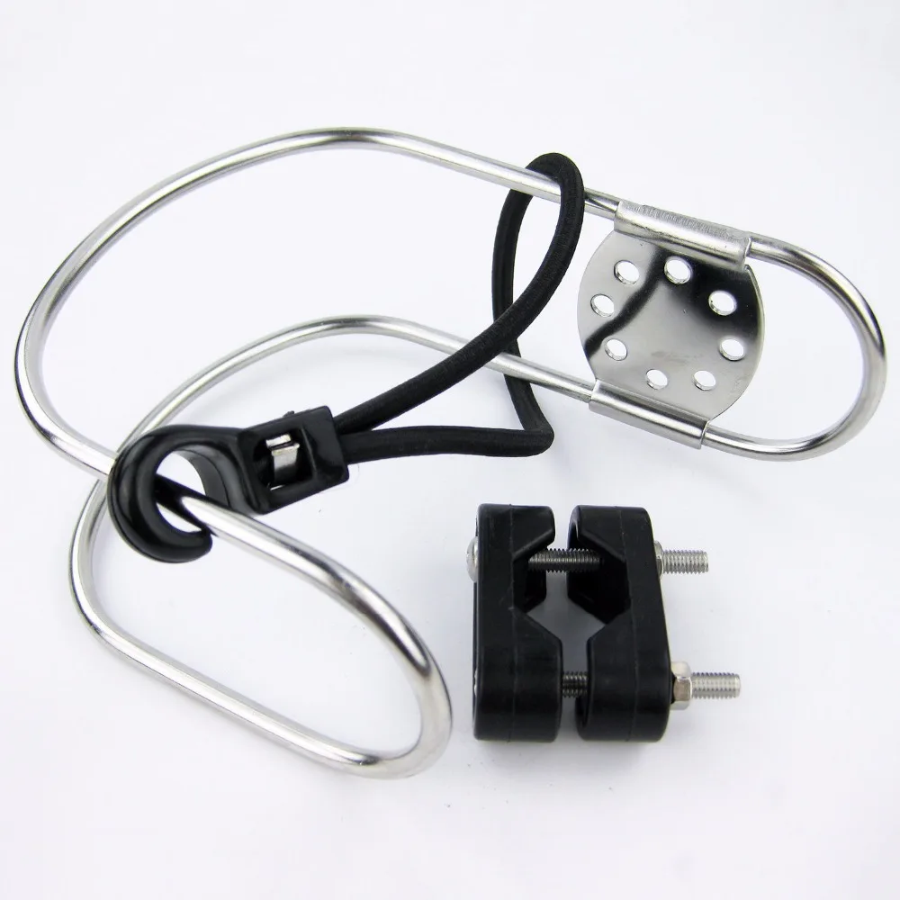 Soporte de anillo de boya salvavidas de herradura de acero inoxidable marino - imagen 4