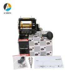Carrete Baitcasting TR12000 – 8 rodamientos para barco y agua salada