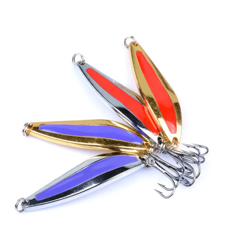 Señuelo de pesca con lentejuelas de Metal clásico de calidad 1 Uds. 5g 7g 10g cuchara SPINNER wobblers señuelo para cebos de pesca Lucio mar lago señuelo - imagen 5