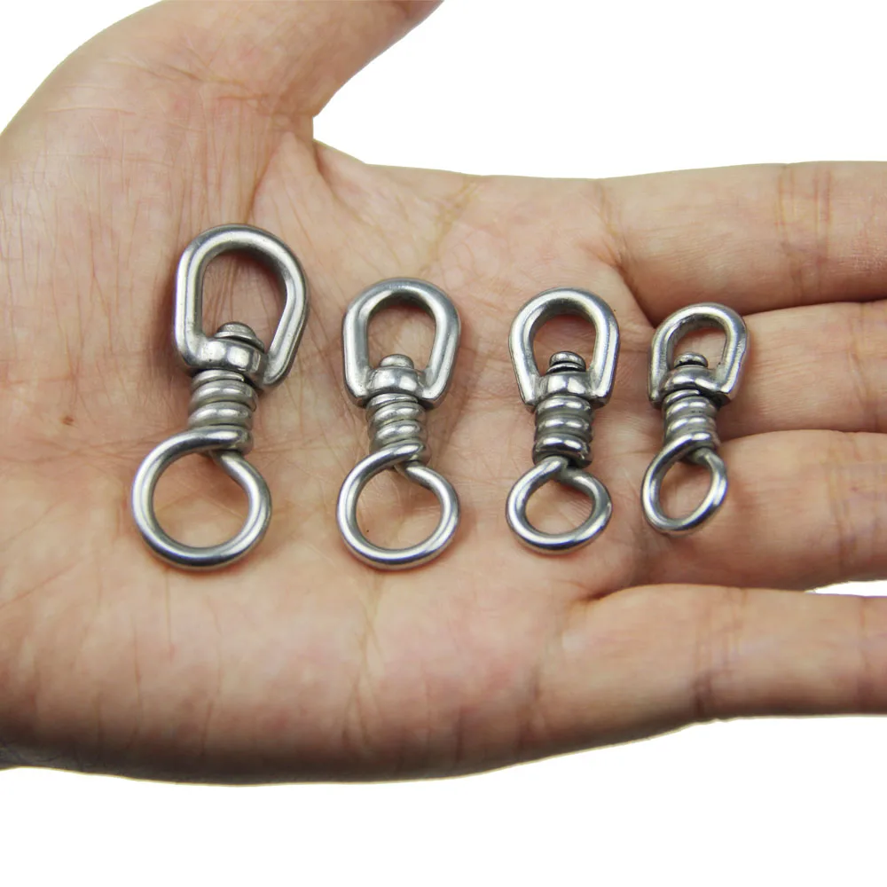 JSM-eslabones de pesca de acero inoxidable, Conector de juego grande para equipo de aparejos de pesca de mar, 165LB-363LB, 15 unids/lote - imagen 3