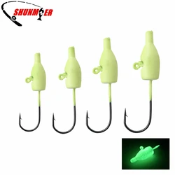 Anzuelos Jig Head Luminosos Sunmile – Para Señuelo Blando y Pesca en Hielo