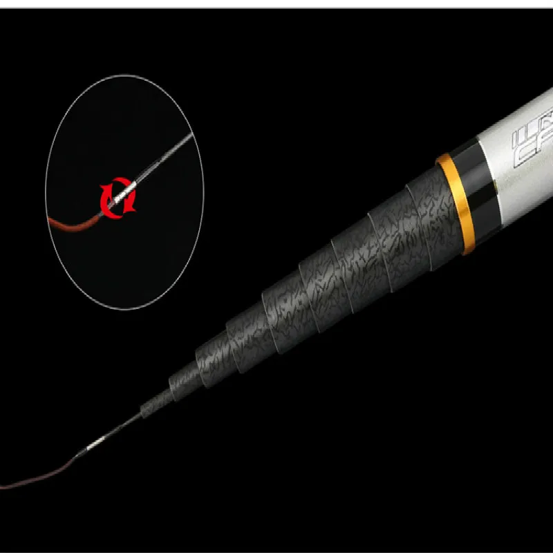 Caña de pescar ultraligera, equipo de Pesca Olta telescópica portátil, 8m, 9m, Taiwán - imagen 2