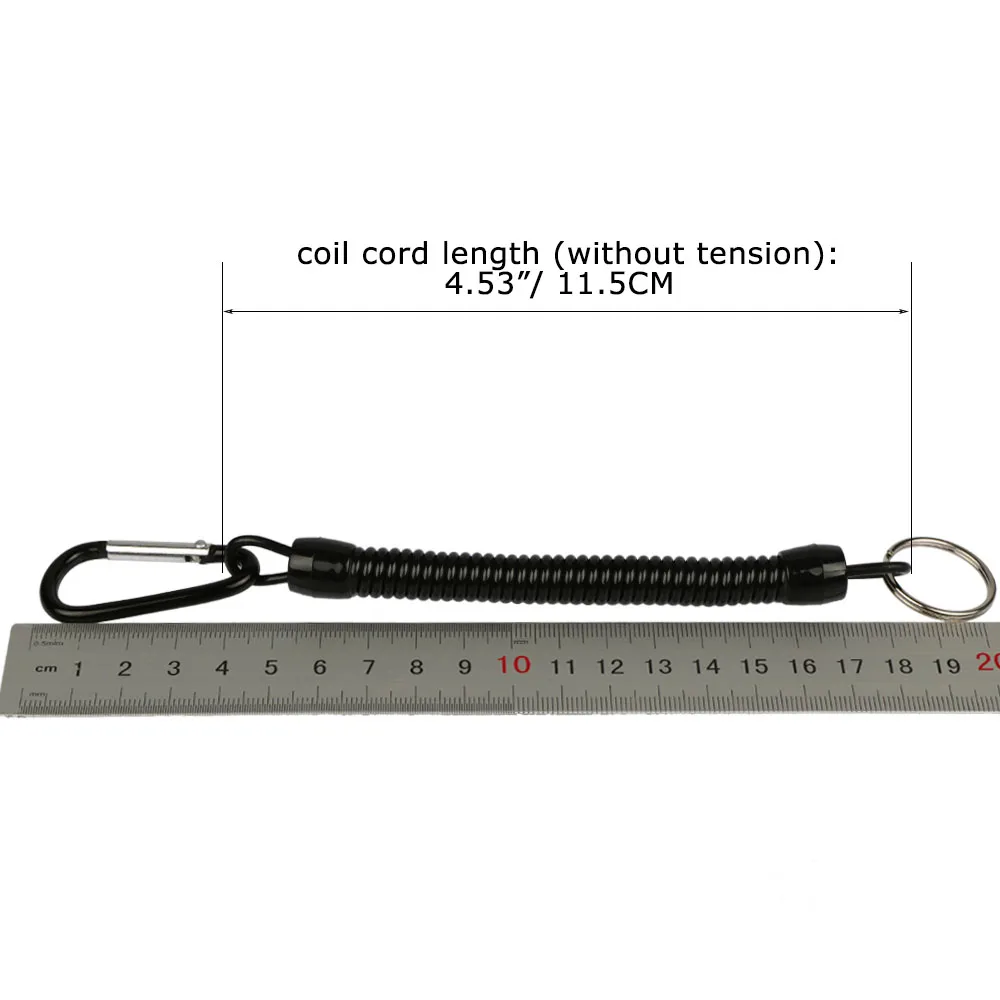 Goture 5 uds cuerda de pesca barco Camping cordón de seguridad línea cuerda de retención con mosquetón bloqueo seguro accesorios de aparejos de pesca - imagen 4