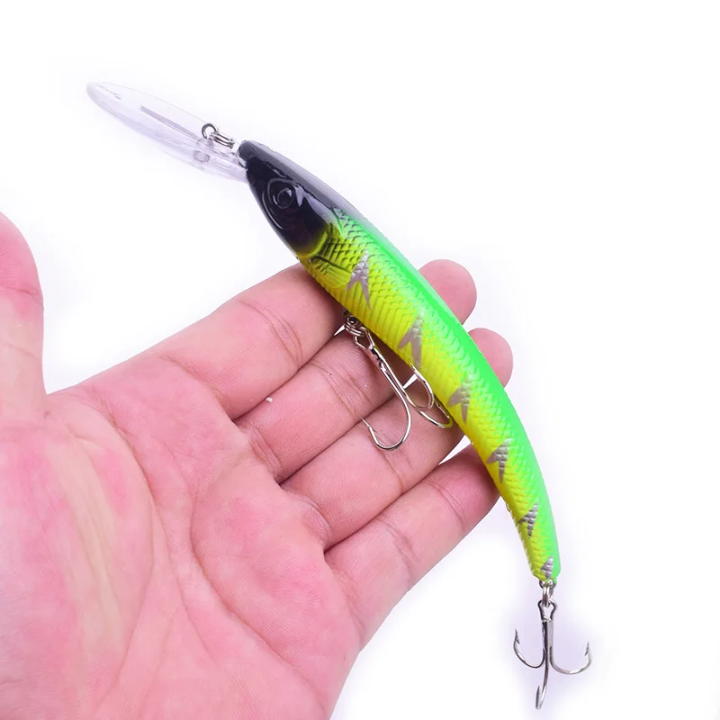 Proleurre-señuelo de pesca para pececillos, cebo duro Artificial de 15,5 cm y 16g, Wobbler, aparejos de pesca - imagen 5