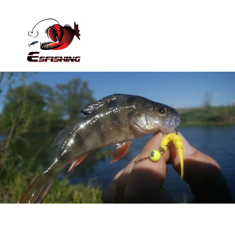 ESFISHING Stick gusano Polaris 95mm 2,9g 6 uds señuelo suave de Pesca cebo Atificical de gran calidad realista barato alimentador de Pesca - imagen 5