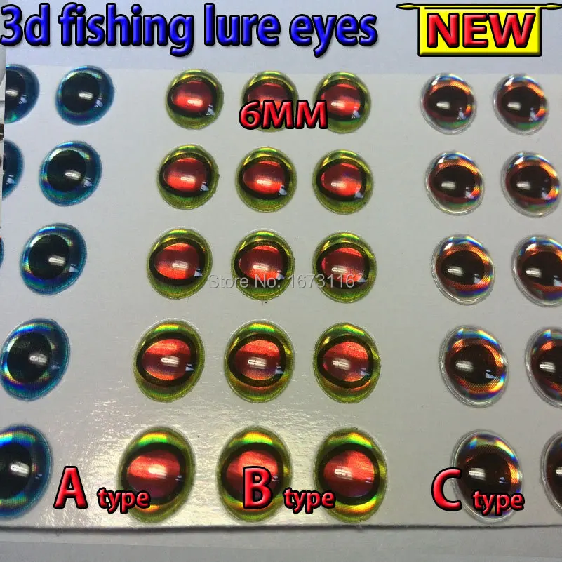 Aplicación de ojos 3D sobre señuelo terminado