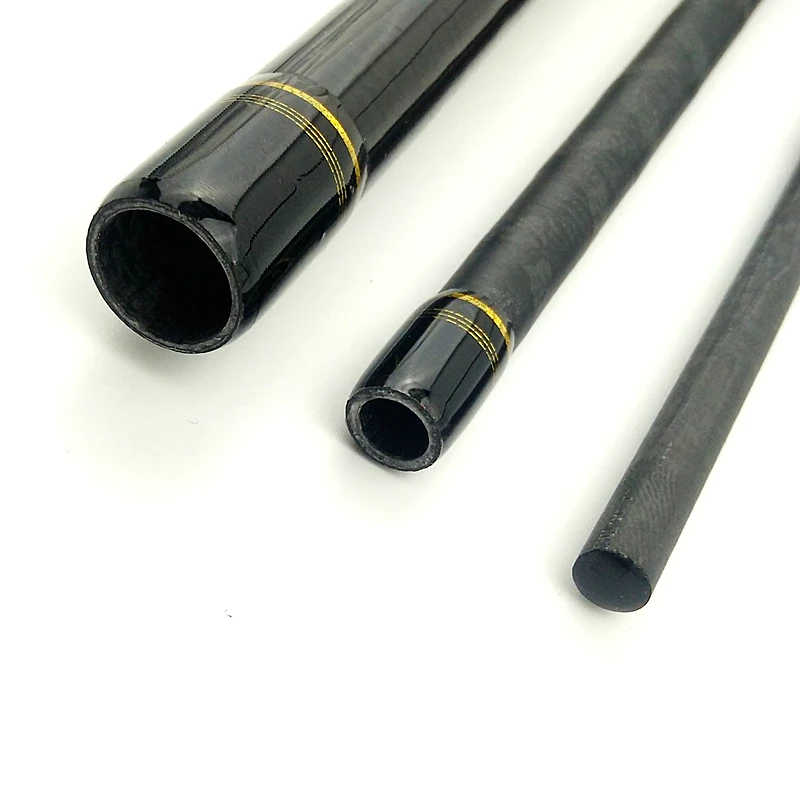 Caña de pescar de carbono con cabeza de serpiente, herramienta de fundición de acción rápida, mango largo, 3 secciones, portátil, para barco de mar, 2,18 m, 7 pies - imagen 3