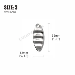 Cuchillas Giratorias Onduladas Countbass – Para Lucio y Trucha