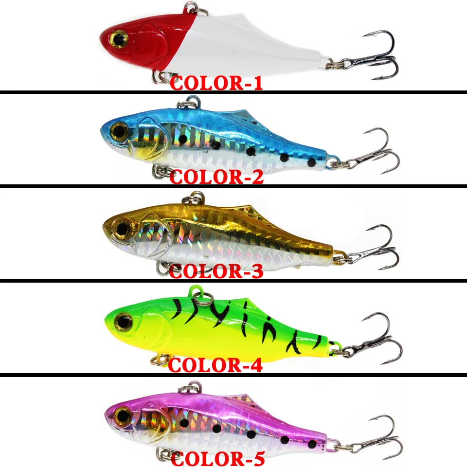 Señuelo de pesca VIB cebo duro buceo 23g invierno con plomo interior giratorio-Jig Wobbler hielo - imagen 5
