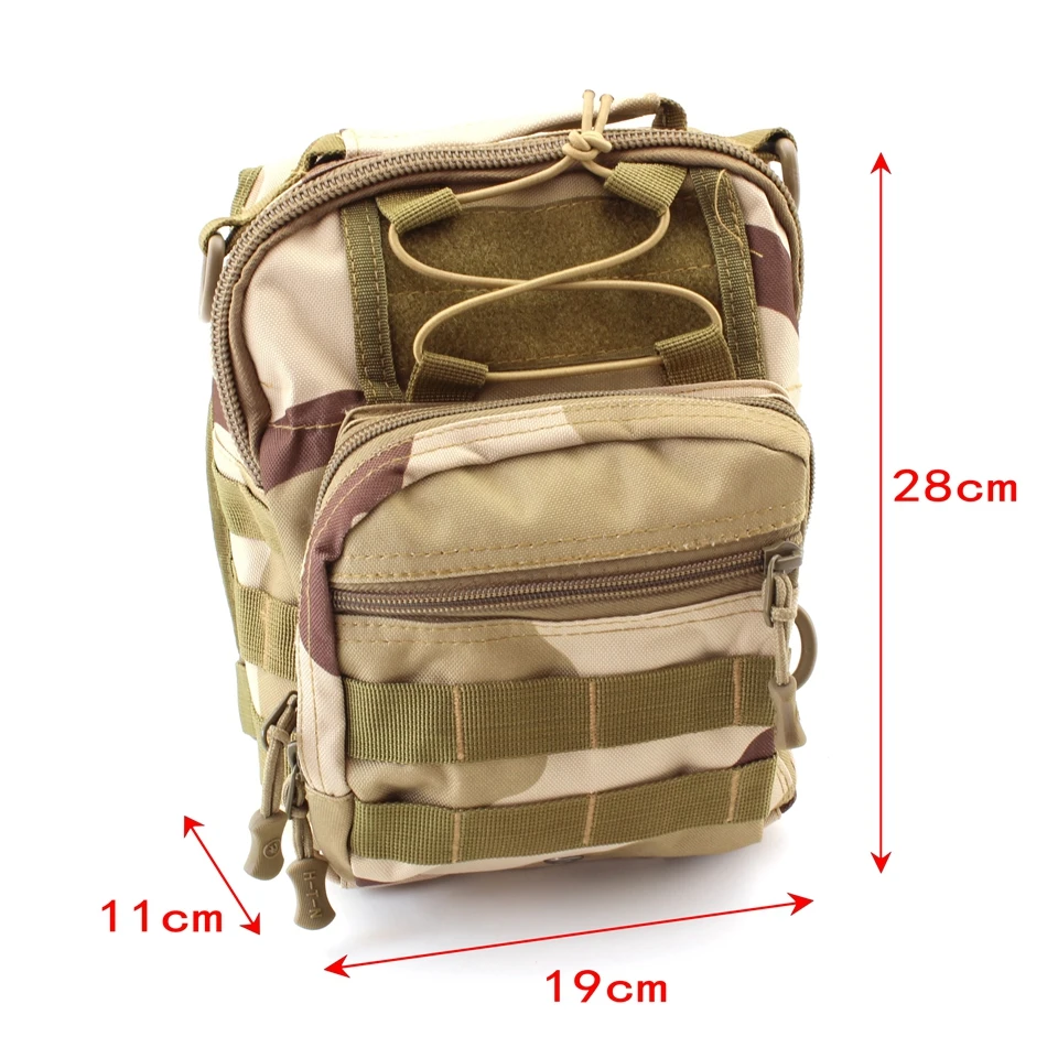 Mochila De Pesca multifunción, bolsa de lona para deportes al aire libre, caza, Camping, escalada, 28x19x11cm - imagen 3