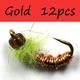 Gold  12pcs