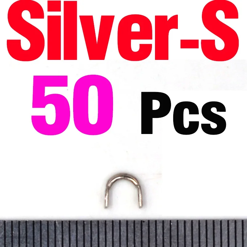 Silver S  50Pcs