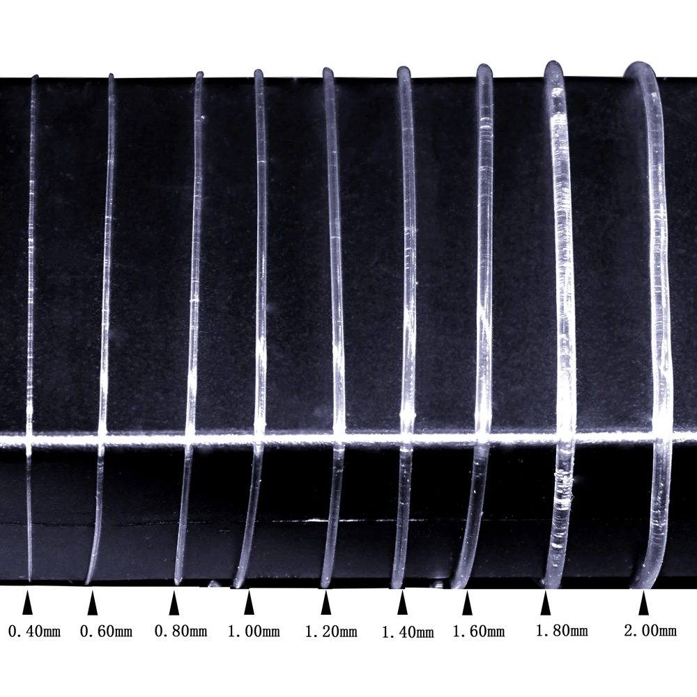 Línea de pesca monofilamento 500m 13 lb.-396 lb. Sedal de pesca mono de nailon, sedal líder de pesca transparente súper fuerte para agua salada - imagen 3