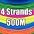 4 Strands 500M