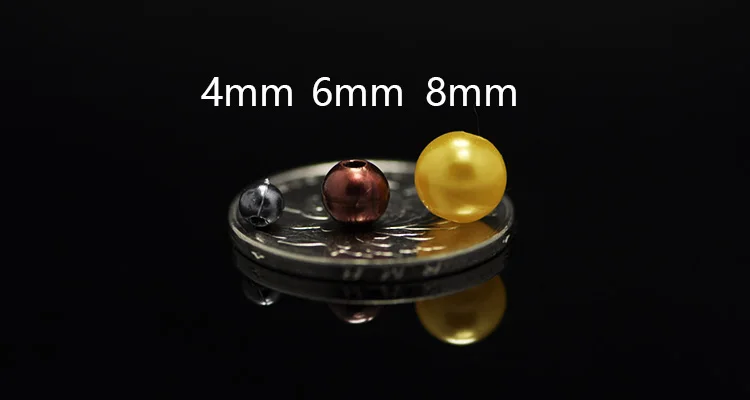 Señuelo de pesca Texas Rig Balls 4mm/6mm/8mm señuelos blandos cebos accesorios para pesca lote 100 piezas - imagen 2