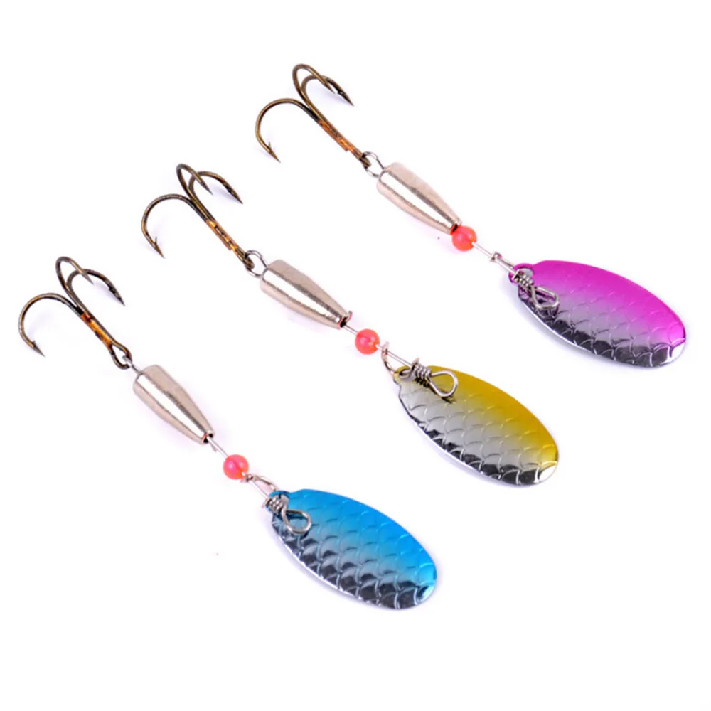 Señuelo de pesca giratorio, cebo de Metal con lentejuelas, Wobbler Crankbait para Lucio, Carpa, aparejos de pesca, 6cm, 4,5g, 1 ud. - imagen 2