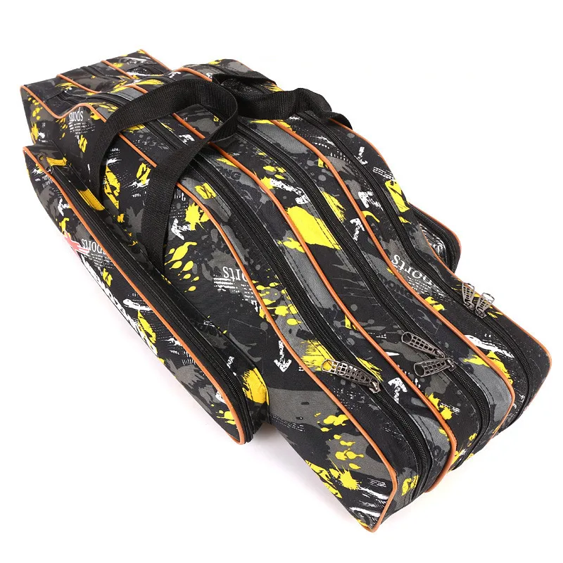 Bolsa de pesca multifuncional de 2/3 capas, bolsa de almacenamiento de nailon para caña de pescar, señuelo, 80/90CM, aparejos de pesca de carpa al aire libre, XA89G - imagen 2