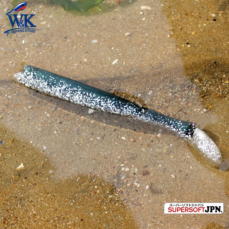 Cebos de pesca de Lucio de 14cm, 4 unids/lote, señuelos de vinilo suave de estilo de silicona, cebos blandos de agua salada costera con cola de paleta grande, señuelos de sábalo - imagen 3
