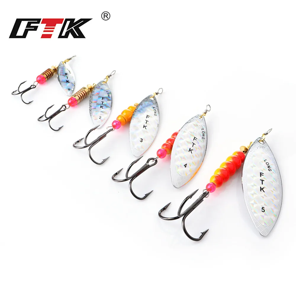 FTK-Cebo giratorio con cuentas y anzuelos agudos Mustad, 1 unidad, 4g/7g/12g/18g/30g - imagen 2