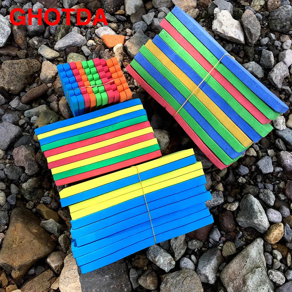 Placa de línea de pesca de espuma EVA, aparejos de pesca de 8/10/12/14/17CM, 10 unids/lote - imagen 4